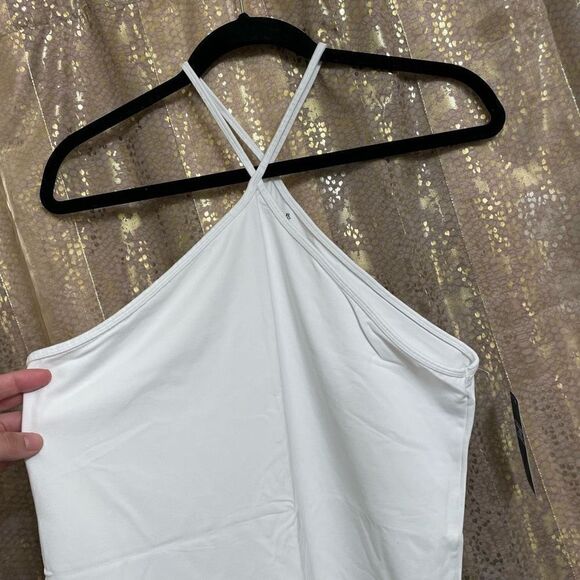 Abercrombie & Fitch seamless white halter neck bodysuit, XL NWT - Picture 1 of 6